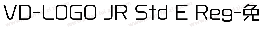 VD-LOGO JR Std E Reg字体转换